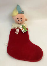 CVS Rudolph Christmas Stocking 19” Herbie Hermie The Dentist 1999 NWT Old Stock picture