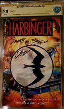 HARBINGER TPB CBCS 9.8 SS 3X SIGNED BY ALL 3 CREATORS LAYTON/SHOOTER/JACKSON picture