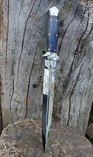 Custom Handmade D2 Steel Hunting Camping Knife Dagger Survival Knife picture
