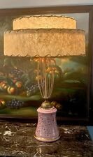 Old vintage atomic? Lamp brass 1950s Retro Mid Century Modern 28” Tall *READ* picture