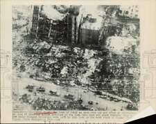 1948 Press Photo Aerial view of destruction caused by earthquake, Fukui, Japan picture