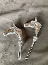 1950 Duo Cap Pull + Horse Head Decapsule, Silver Metal PH Vogel & Co picture