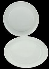 2 Block Spain Dinner Plates Bidasoa Blanco White Porcelain 10.5” Excellent picture