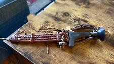 Sudanese Arm Dagger & Sheath Antique Darfur Sudan Leather Snake/Lizard picture