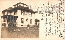 Vintage Postcard 1907 View of Old Big House Residence Open Wide Space Outdoor picture