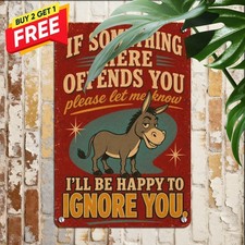 Multitasking Listening Humor Quote Poster Sarcastic Wall Decor Metal Sign 8x12 picture