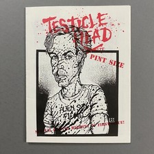 TESTICLE HEAD PINT SIZE SPECIAL LIMITED REPRINT EDITION LEE ELLINGSON RARE HTF picture