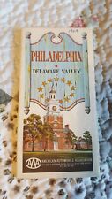 1964 AAA Map of Philadelphia & The Delaware Valley picture