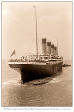 Titanic, etc. 1008b R.M.S. Olympic Pre-Titanic Photo Poster 12 x 18 picture