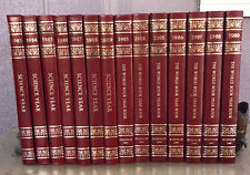 14 World Book Yearbook & Science Year, Events of 1983-1989 Red Encyclopedia picture