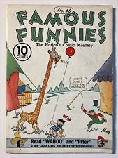 Famous Funnies #46 May 1938 FN- 5.5 Goofy Gags Butty & Fatty War On Crime & More picture