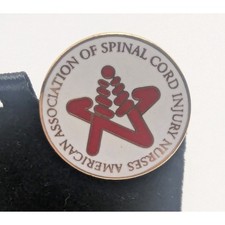 AMERICAN ASSOCIATION OF SPINAL CORD INJURY NURSES Lapel Pin PARAGON Enamel picture