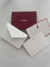 AUTHENTIC Cartier 8 Stationery Card Letter Notes 9 Envelopes In Original Box picture