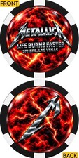 METALLICA AT THE SPHERE - COMMEMORATIVE POKER CHIP picture
