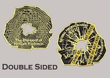 National Forensic Academy Crime Scene Fragment Shaped Challenge Coin J#31 picture