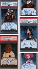 2001 Topps Star Wars Evolution Autographs Lot of 5 PSA Graded Pop 1 Auto 10 picture