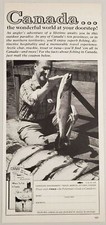 1960 Print Ad Canadian Government Travel Bureau Fishing Ottawa,Canada picture