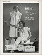 1954 Women in nightgowns Barbizon Crepe nylon-dacron retro photo print ad ads38 picture