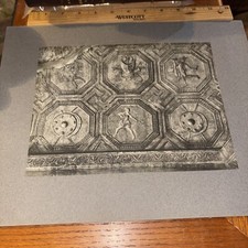 Antique Stabian Baths Stucco Vault Decoration Mounted Architecture Photo Pompeii picture