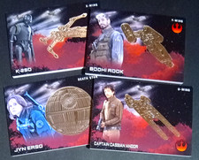 2016 STAR WARS ROGUE ONE SERIES 1 MEDALLION LOT - JYN CASSIAN BODHI & K-S20 picture