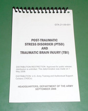 US Army Post-Traumatic Stress Disorder PTSD and Traumatic Brain Injury TBI Book picture