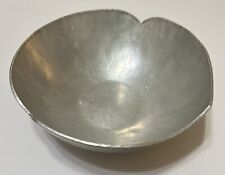 Vintage Quality “Palmer Smith” Aluminum Star / Flower Motif 10 in. diameter Bowl picture