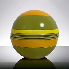 Villeroy & Boch Rare 1970s La Boule Avant Garde Compact Ball Bowl Plate Set picture