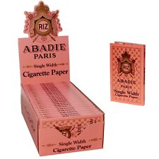 Abadie Paris Cigarette Paper Single Wide (70mm) Full Box of 24 Booklets picture