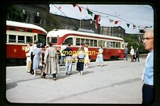 Toronto TTC PCC Trolley in early to mid 1950's, Original Kodachrome Slide h12b picture