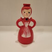Vintage Red Plastic Merry Maid Laundry Sprinkler Girl  picture