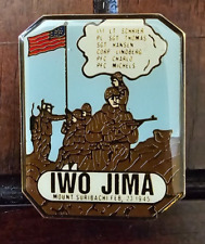 Iwo Jima Mount Suribachi USMC Pin Marines WWII picture