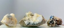 Mixed Lot of 3 Collector’s Grade Rock Mineral Crystal Specimens picture