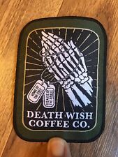 Death Wish Coffee Patch Home Of The Free Because Of The Brave Veterans Army picture