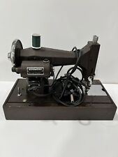 Kenmore Model E-6354 Sewing Machine Cast Iron with Case Vintage Untested picture