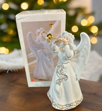 Angel Musical Figurine Music Box Porcelain 