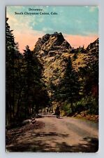 South Cheyenne Canon CO-Colorado, Driveway, Antique, Vintage c1912 Postcard picture