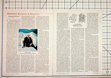 Raymond V. Damadian MRI Inventor Scientific American 1997 Magazine Page Patent picture