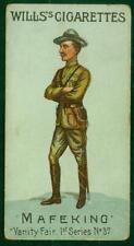 Boy Scouts, Lord Baden-Powell, No 71, 1902 Wills's, Vanity Fair 1st Series, #37 picture