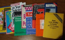 11 Health Medical Vtg Pamphlet Booklet LOT Advice 70s 80s 90s Diet Cholesterol.. picture