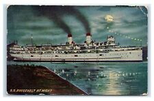Postcard SS Roosevelt at Night 1912 U12 picture