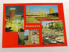 Warszawa (Warsaw Poland) 4 Views Postcard 2 picture