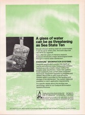Everpure Vintage Magazine Ad Water Disinfection Marine Sea State Ten 1978 picture