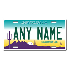 Personalized Arizona License Plate for Bicycles, Kid's Bikes, Atv's & Cars Ver 1 picture