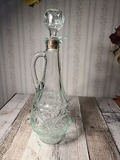 Vintage Mogen David Concord Wine Glass Decanter marked MD79 w/ Matching Stopper picture