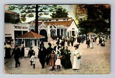 Crystal Beach Fort Erie Canada, Family Scene In The Park, Vintage c1910 Postcard picture