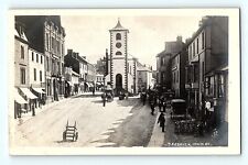 RPPC Rover Cycles Shop Allison's Grocer Signs Keswick Main ST Britn Postcard D3 picture