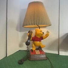 Adorable RaRe Vintage 1964 Disney Winnie the Pooh Lamp Phone With Shade  picture