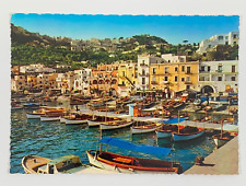 Marina Grande Capri Italy Postcard Panorama Unposted picture