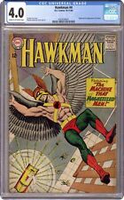 Hawkman #4 CGC 4.0 1964 4162658005 1st app. and origin Zatanna picture