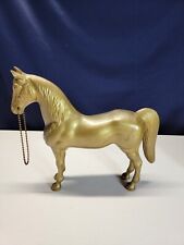 Kroll Gold Model Horse Vintage Chain Bridle Pony Stallion Plastic  #3 picture